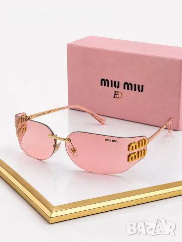 Miu Miu Слънчеви Очила С UV400 Защита Миу Миу - Различни Цветове И Модели Код SEM-396, снимка 4 - Слънчеви и диоптрични очила - 55867132