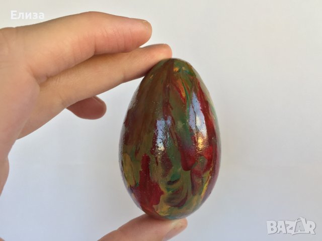 Великденско яйце, дървено №17 - лилаво, снимка 11 - Декорация за дома - 38194124