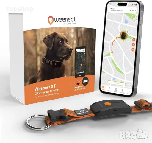 Нов GPS тракер за кучета Weenect XT Pack най-мощния и надежден GPS тракер за кучета на пазара 