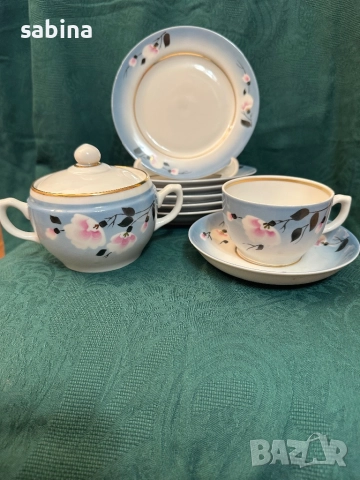 Богдановичский фарфоровый завод, СССР-непълен сервиз, снимка 2 - Чаши - 52973596