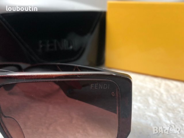 Fendi 2022 дамски слънчеви очила маска с лого, снимка 12 - Слънчеви и диоптрични очила - 37969365