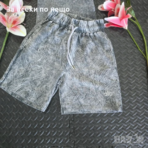 Дамски Сив Летен Комплект Потник И Къси Панталонки👚🩳Дамски Къс Екип Код VL-110, снимка 3 - Комплекти - 50919456