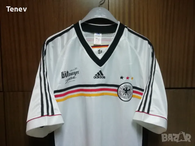 Germany Adidas Vintage 1998/1999 оригинална тениска фланелка Германия ретро винтидж размер М , снимка 4 - Тениски - 48999710
