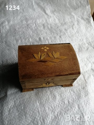 Дървена кутия 10 см. , снимка 2 - Други стоки за дома - 31892093