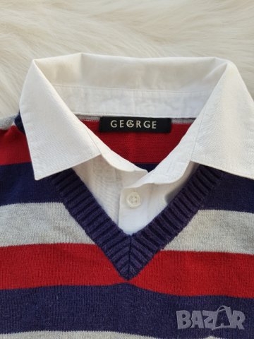 Пуловер - риза George 3-4 години , снимка 2 - Детски пуловери и жилетки - 30141316