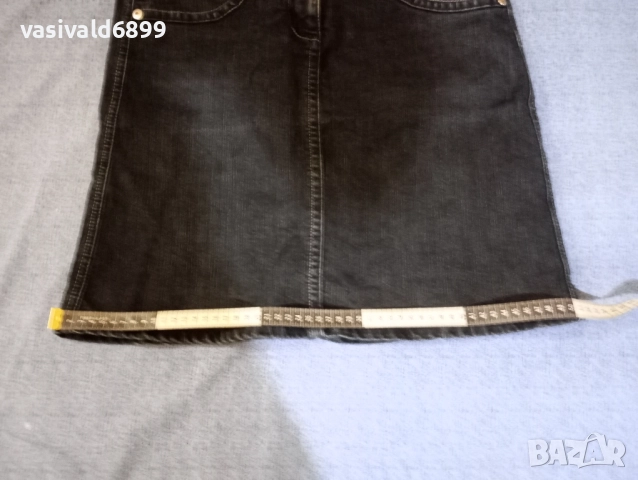 Дънкова пола , снимка 6 - Поли - 51623731