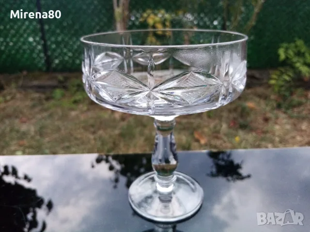 * Моника ромб * - кристален сервиз за шампанско, снимка 3 - Сервизи - 56454034