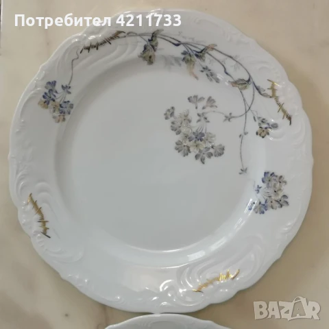 скъп сервиз 6 чинии с позлата НОВО, снимка 2 - Сервизи - 50246131