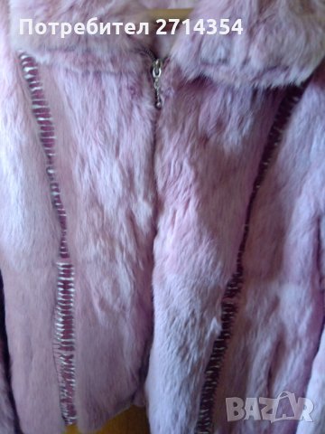 Дамско палто заешка кожа, снимка 4 - Палта, манта - 29392128
