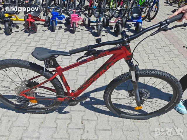 Промо велосипед 27.5" Sprint APOLON PRO червен, снимка 3 - Велосипеди - 56070219