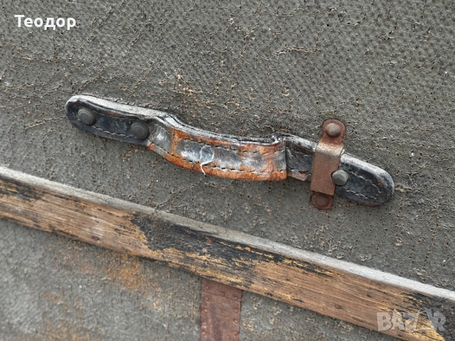 Огромен винтидж сандък august kleeman, снимка 8 - Антикварни и старинни предмети - 54058852