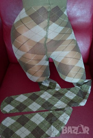 Boa ladies-50 DEN- Нов плътен чорапогащник в каре- 4 големина, снимка 7 - Бельо - 31126871