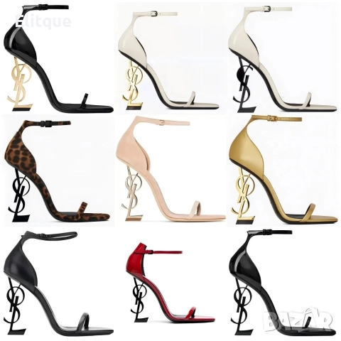 сандали на ток ysl saint laurent , снимка 4 - Сандали - 52714388