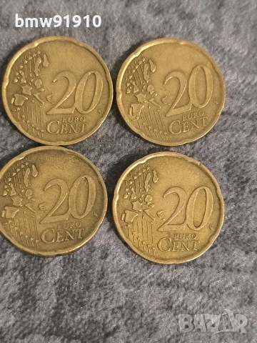 Италия 20 евроцента , снимка 2 - Нумизматика и бонистика - 54011107