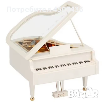 Музикална кутия пиано , снимка 4 - Декорация за дома - 50840519