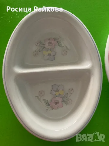 Две порцеланови чинии, снимка 2 - Чинии - 50260945