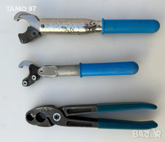 JRG Sanipex - Комплект инсталационни клещи за метални и пластмасови водопроводни тръби, снимка 7 - Клещи - 51114415