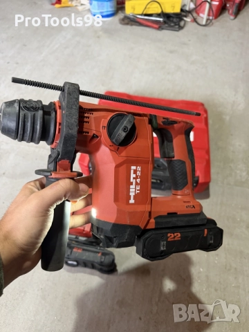 Hilti TE 4-22 Nuron перфоратор 2x4Ah, снимка 5 - Перфоратори - 56544439