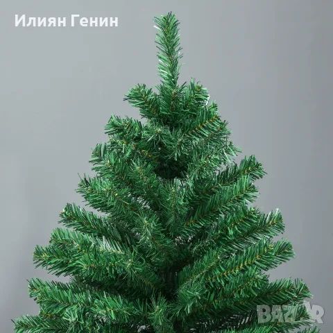 HOMCOM Изкуствена коледна елха 180 см, снимка 4 - Изкуствени цветя - 56487461
