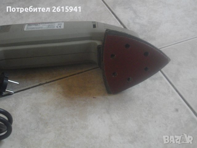 KRESS-250W/BOSCH-120W-Делта Триъгълен Виброшлайф-Профи-КРЕС/БОШ-Германия/Швейцария-Регулация Скорост, снимка 9 - Други инструменти - 37550487