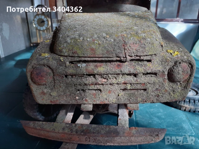 Уникат - руска метална стара играчка камион ЗИЛ, снимка 4 - Антикварни и старинни предмети - 50851758