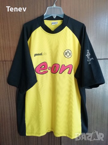 Borussia Dortmund Marcio Amoroso Vintage 2001/2002 оригинална футболна фланелка тениска Борусия, снимка 2 - Тениски - 37961321