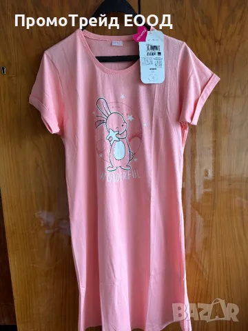 Нова дамска нощница L Виенетта Vienetta къс ръкав 