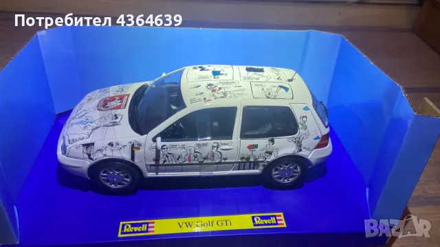 VW Golf 4 IV 1:18 GTI TDI Revell, снимка 7 - Колекции - 48768826