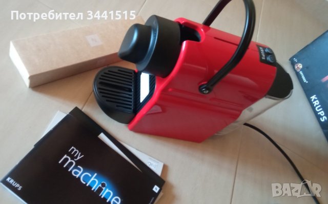 Кафемашина с капсули Krups Nespresso Inissia Red C40, 19 bar НОВА+ГАРАНЦИЯ , снимка 8 - Кафемашини - 44371192
