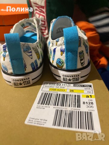 Детски обувки Converse, снимка 4 - Детски маратонки - 44230299