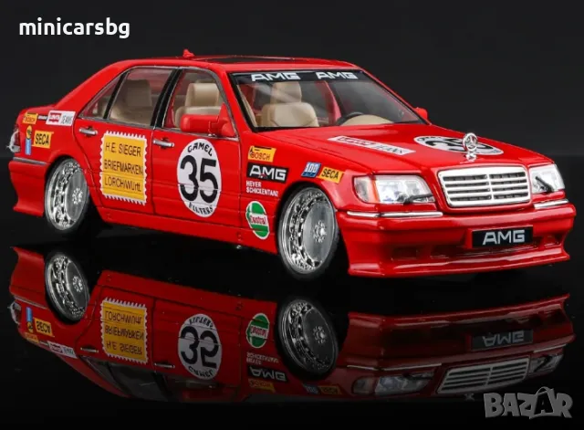 Метални колички: Mercedes-Benz S-Class W140 (Мерцедес-Бенц)