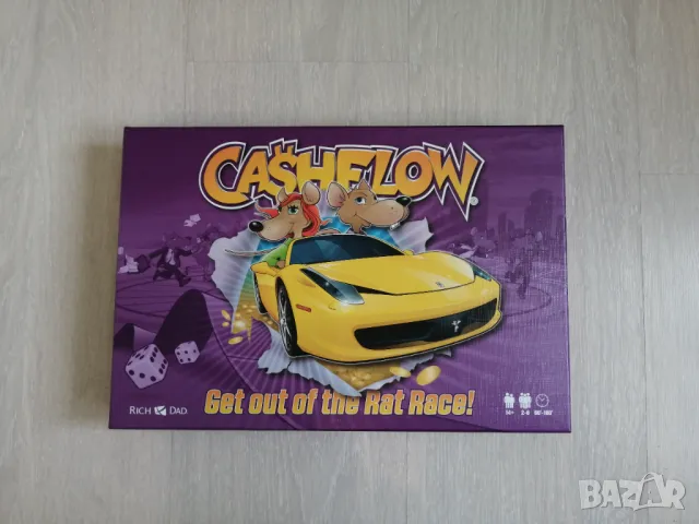 Cashflow Потоци пари - Робърт Кийосаки настолна игра board game, снимка 1 - Настолни игри - 47813161