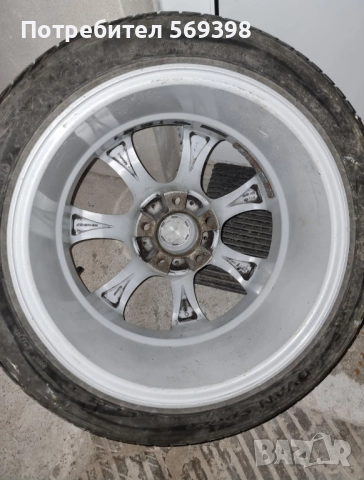 Резервна Алуминиева Джанта с гума 17ка 5x120 8J 225/45/17 BMW Е60 Е61, снимка 2 - Гуми и джанти - 51699514