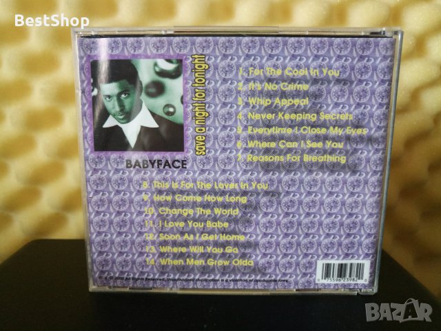 Babyface - Save a night for tonight, снимка 2 - CD дискове - 30424411