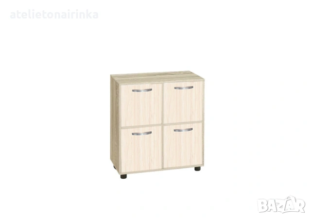 Етажерка Кубо 4 с четири вратички, снимка 2 - Етажерки - 53882562