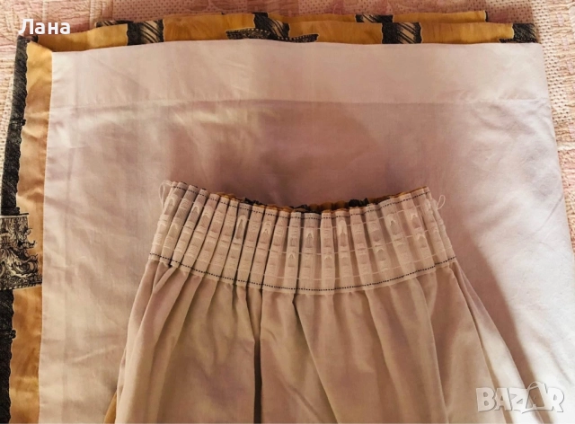 английски Пердета 2 части, английски, и плетено одеяло , снимка 18 - Пердета и завеси - 40439132