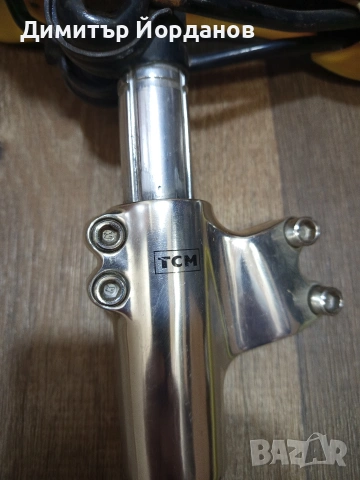 Кормило с лапа, амортисьорна седалка и колче за ретро велосипед, снимка 11 - Аксесоари за велосипеди - 53926982