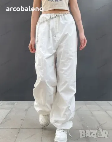 Дамски свободни ретро панталони с връзки, 4цвята , снимка 16 - Панталони - 50094757