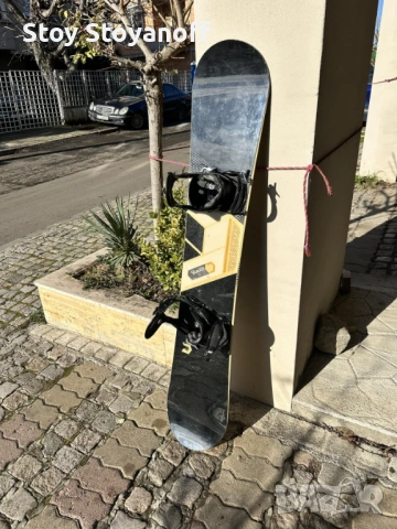 Сноуборд Ride Control 158 + автомати Burton Step On + сак, снимка 3 - Зимни спортове - 53136379