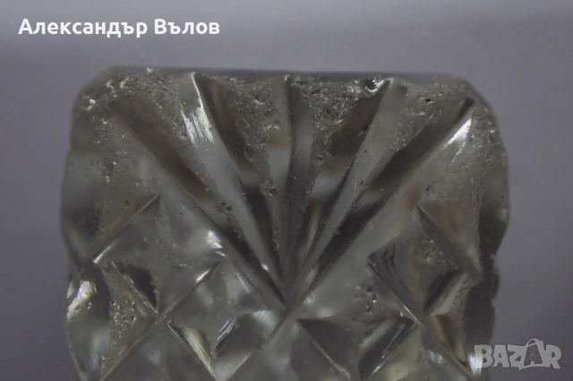 Стар Комплект от 4 бр Поставки за Прибори Стъкло Сервиране Изискано Хранене , снимка 5 - Други ценни предмети - 52910833