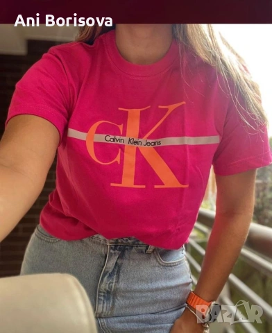 Дамски и мъжки маркови тениски Guess CK Tommy Nike Adidas нови модели , снимка 10 - Тениски - 54248905