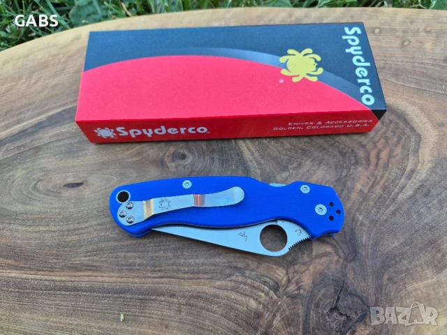 Сгъваем нож Spyderco Paramilitary C223, снимка 4 - Ножове - 50786930