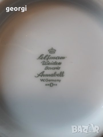 Немски порцеланов чайник с позлата , снимка 7 - Сервизи - 32104176