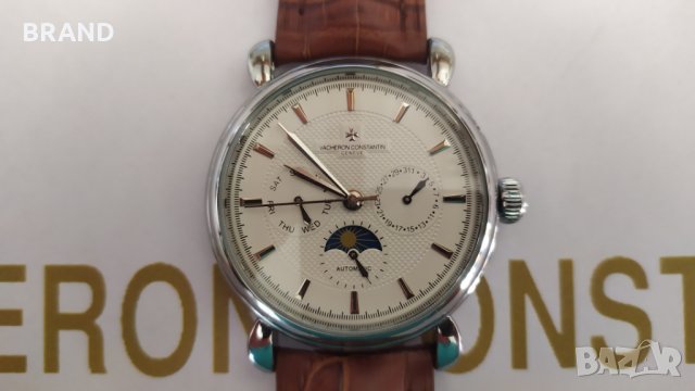 Унисекс часовник Vacheron Constantin Geneve механичен клас 5А+, снимка 1 - Дамски - 33729840