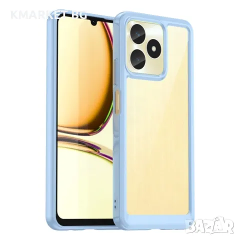 Realme C51 Силиконов Калъф Transparent TPU и Протектор, снимка 1 - Калъфи, кейсове - 48049595