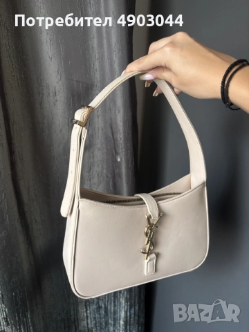 YSL бежова чанта, снимка 3 - Чанти - 56140662