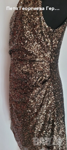 Официална рокля с пайети на Religion размер М , снимка 3 - Рокли - 52632355