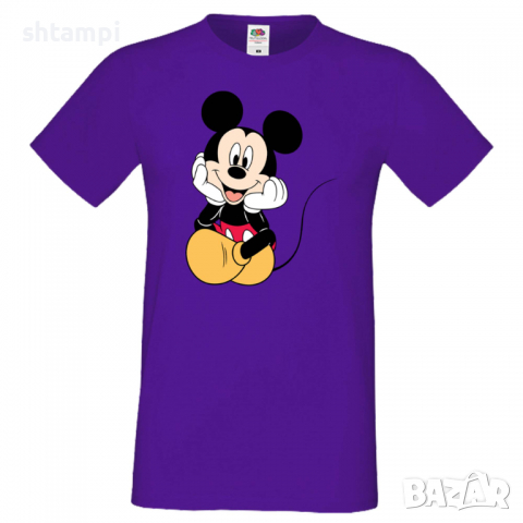 Мъжка тениска Mickey Mouse 3 Подарък,Изненада,Рожден ден, снимка 7 - Тениски - 36576280