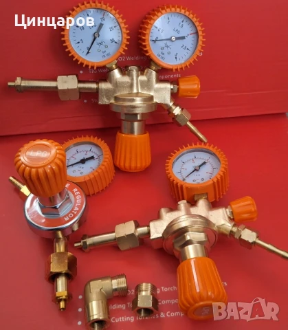 Въглероден диоксид,Аргон,Коргон,газиране напитки,аквариум мехурчета.Регулатори и бутилки газови, снимка 11 - Други машини и части - 50466528