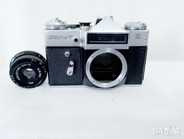Zenit E + Industar 50/3.5, снимка 6 - Фотоапарати - 52011209